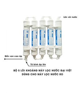 Bộ 5 lõi khoáng nâng cấp dùng cho máy lọc nước Daikiosan Makano Takasa Kasuto Kangaroo Karofi