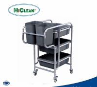 Xe đẩy thu gom thức ăn HiClean HC 167
