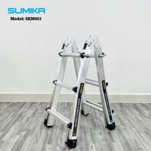 Thang nhôm rút lồng chữ A Sumika SKM403