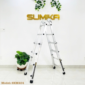 Thang Nhôm Rút Lồng Chữ A Sumika SKM404