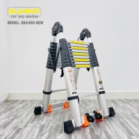Thang nhôm rút đôi chữ A Sumika SK640D NEW