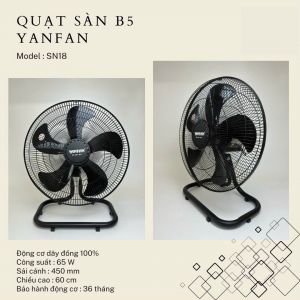 Quạt sàn công nghiệp Yanfan SN18