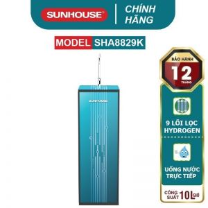 Máy lọc nước R.O hydrogen 9 lõi SUNHOUSE SHA8829K