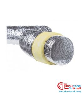 Ống gió nhôm cách nhiệt (có bảo ôn sợi thủy tinh)
