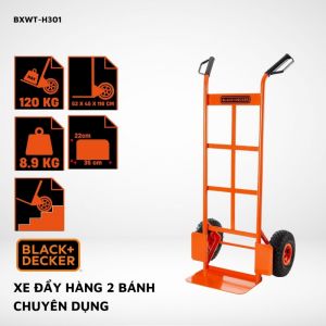 Xe đẩy hàng 2 bánh BlackandDecker-USA H301