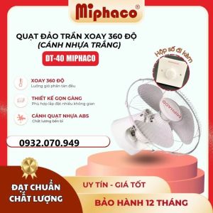 Quạt đảo trần Miphaco DT-40 trắng