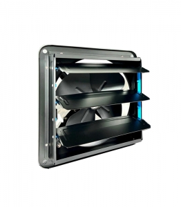 Quạt thông gió vuông Omysu FA-25M1 (Lá xách)